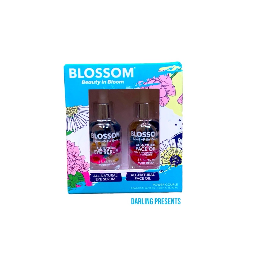 Blossom Beauty In Bloom All Natural Eye Serum & Face Oil Power Couple